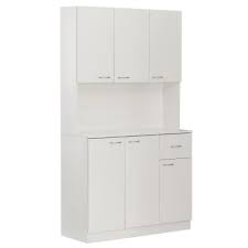 Made from manufactured wood, it is ideal for the modern home, and at 64.2 high, 31.5 wide and 15.5 deep, it is relatively big in size as well. Basicwise Kitchen Pantry Storage Cabinet With Doors And Shelves White Pantries Home Kitchen Brilliantpala Org