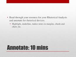 Rhetorical Analysis Review Ppt Download