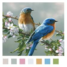 Beautiful Bird Paintings On Canvas Nidhi Saxena S Blog About Patterns Colors And Designs Birds Painting Bird Paintings On Canvas Bird Art