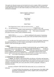 Minister may prohibit employment other than under contract of service. 50 Sample Employment Contracts In Pdf Ms Word Excel