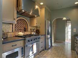 Rooms Viewer Spanish Style Kitchen Mediterranean Kitchen Design Galley Style Kitchen Colors, prevailing in the spanish mediterranean palette of warmer, hot, as well as the temperament of spanish people.