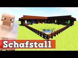 Wie Baut Man Einen Schafstall In Minecraft Minecraft Schafstall Bauen Deutsch Youtube Minecraft Minecraft Haus Stalle