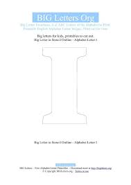 Printable Big Letter I Templates Big Letters Org Printable Alphabet Letters Lettering Lettering Alphabet