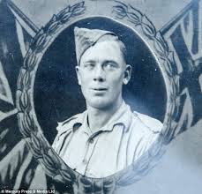 World War II hero William McMurdo reunited with medals he lost near the  Cenotaph