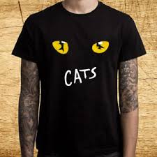 Details About Cats British Musical Logo Mens Black T Shirt Size S M L Xl 2xl 3xl