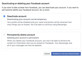 If you decide that you'd like to return to facebook, you'll still be able to reactivate your account and recover your old information. How To Deactivate Or Delete Your Facebook Account Stay Updated Online