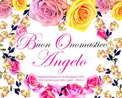 Cdb Cartoline Per Tutti I Gusti Cartolina Buon Onomastico Angelo E Angela Nel 2020 Buon Compleanno Buon Compleanno Nonna Onomastico