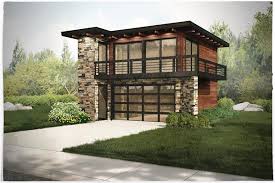 Modern Garage Apartment Plan 2 Car 1 Bedroom 1 Bath 758 Sq Ft Small Modern Home Modern House Plans Small Modern House Plans