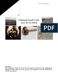 The malaysia area code table below shows the various city codes for malaysia. National Land Code 1965 Act 56 Malaysia Lease Surveying