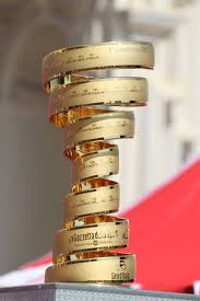 The Quottrofeo Senza Finequot The Trophy Of Giro D Italia Before The Start Of The 19 Stage Venaria Rea Perfume Bottle Design Trophy Design Modern Art Sculpture