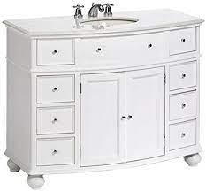 Featuring a high gloss finish, along with matching screws makes this cover the perfect finishing touch. Amazon Com Home Decorators Collection Hampton Bay Curved Bath Vanity 35 Hx45 Wx22 D White Home Kitchen