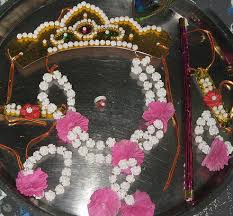 Bornan Myfestives Sankranti special rangoli using wheat,green peas and berries /sankranti muggulu/haldi kumkum rangoli. bornan myfestives