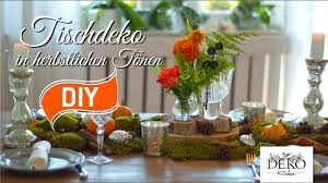 Diamantene hochzeit gedicht gedichte zur diamantenen. Diy Festliche Tischdeko Fur Den Herbst Deko Kitchen Youtube