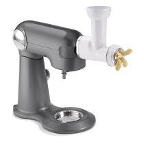 Attach spaghetti cutter attachment to stand mixer. Kitchenaid Pasta Attachment Wayfair