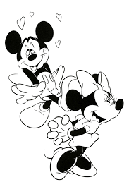 And after 90 years together, still in love. Mickey And Minnie Mouse Coloring Pages For You To Color In