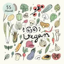 Hand Drawn Vegan Food Clip Artvegetable Doodle Collectioneps Etsy In 2021 Food Clips How To Draw Hands Pictures To Draw