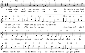 Mit weisser decke umhuellen ihn eis und schnee. Wachet Auf Ruft Uns Die Stimme