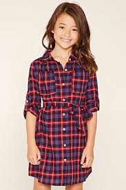Girls Plaid Shirt Dress Kids Girls Plaid Shirts Girls Outfits Tween Cute Outfits For Kids