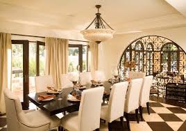 Layered rugs beneath the table help delineate the dining area, while pastel walls make the room feel more expansive and inviting. Large Pictures For Dining Room Walls Novocom Top