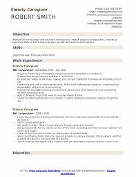 Check actionable resume formatting tips and resume formats examples & templates. Elderly Caregiver Resume Samples Qwikresume