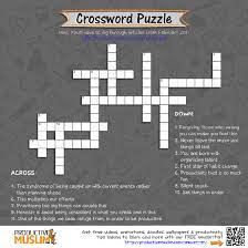 • fill in the blank. Brain Teaser Productivity Crossword Puzzle Productivemuslim Com