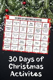 Whether you are hosting christmas dinner, or waking up a houseful of sleeping guests to a great breakfast, i'll tell you how to get all your ingredients and decorating supplies in one trip at your store. 30 Days Of Christmas Activities Christmas Bucket List Ideas Christmas Activities Christmas Activities For Kids Fun Christmas Activities