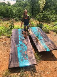 How to make an epoxy resin river table.tutorial, you will learn exactly what you need to do to create a live edge river coffee table. Weathered Maple River Table Dining Live Edge Coffee Table Or Countertops Bartop Diy Resin Wood Table Diy Resin Table Wood Resin Table