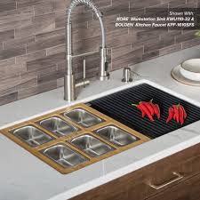 Maybe you would like to learn more about one of these? Kraus Workstation Kitchen Accessory Set Serving Board 6 Containers Overstock 29569202