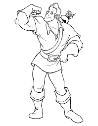 We all know how our beloved characters from the iconic disney animated classic beauty and the beast found their own happily ever after by . Beauty And The Beast Gaston Coloring Pages For Kids Cnr Printable Beauty And T Beauty And The Beast Drawing Gaston Beauty And The Beast Beauty And The Beast