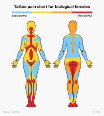You may be surprised at this ranking, but the inner wrist is arguably one of the least painful places to receive a tattoo since the area is not as boney and the skin is relatively thin. Tattoo Pain Chart The Most Painful Spots To Get Tattooed