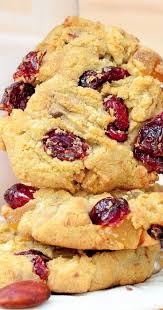 Cranberry Almond Cookies Made With Almond Flour With Dried Fruit Cranberries Mango Perf Dried Cranberries Recipes Cranberry Recipes Almond Flour Cookies