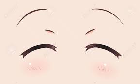 An eye at the end of a stalk. Real Smiling Anime Eyes Manga Girls In Japanese Style Eyes Screwed Up Royalty Free Cliparts Vectors And Stock Illustration Image 92500626