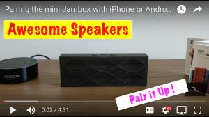 For a full charge plug jambox into your wall charger or computer via micro usb cable. Pairing The Mini Jambox With Iphone Or Android Filming With Pixel Xl Youtube