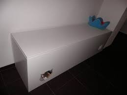 Une Litiere Double Esthetique Boite A Litiere Ikea Etagere Deco