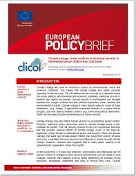 Climate Change Water Conflicts And Human Security In The
