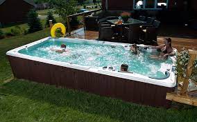 While most prospective swim spa buyers love how easy swim spas are to own, some also often have trouble figuring out how to fit them in with their existing backyard. Swim Spa Installation Ideas Brady S Pool Spa