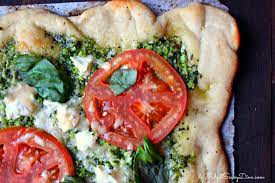 Easy Pesto Pizza Recipe Budget Savvy Diva Recipe Pizza Recipe Without Tomato Sauce Pizza Recipes Pesto Pizza Recipe