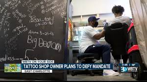 Comfortable tattoo studio & lounge, featuring professional artists, each with distinct style. Charlotte Tattoo Shop Owner Feels No Choice But To Reopen Despite N C Stay At Home Order
