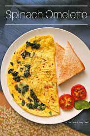 Spinach Omelette The Take It Easy Chef Recipe Spinach Omelette Omelette Recipe Easy Omelette Recipe Healthy