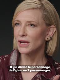 Cate Blanchett dans le rôle de Bob Dylan