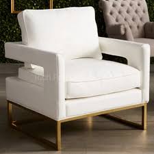 Alibaba.com offers 1,462 gold accent chair products. Mid Century High Quality Soft White Leather Sofa Chair In Office Stainless Steel Gold Finish Accent Chair China Modern Armchair Leisure Chair Made In China Com