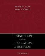 Test Bank For Business Law And The Regulation Of Business 10th Edition By Mann Isbn 0324593562 9780324593563 Instructor Test B Business Law Test Bank Business