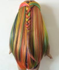 Learn how to keep american girl dolls looking their best after years of play! Diy Doll Hair Wigs 18 Inch American Girl Doll Wigs Rainbow Hair Buy Diy Doll Hair Wigs 18 Inch Doll Wig American Girl Doll Wigs Product On Alibaba Com