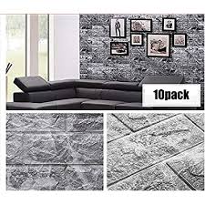 2.00ft x 8.20ft) 4.2 out of 5 stars 137 $25.85 $ 25. Buy 3d Wallpaper Marble Wall Panels Faux Brick Wallpapers Granite Wall Covering Peel And Stick 10 Packs 58 19 Sq Feet For Living Room Bedroom Background Wall Decoration Black 30 31l X 27 56w Online
