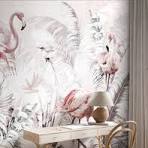 Flamingo Wall Murals | Tropical Charm in Pink — Tapeko