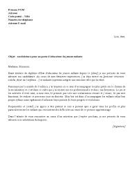 Lettre de motivation pour aide maternelle. Lettre Motivation Creche Montessori Soalan Af