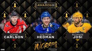 A few of us at nesn.com make our picks for the honors. Josi Befindet Sich Unter Den Finalisten Fur Die Norris Trophy