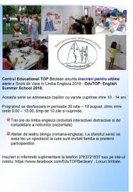 Acum poti invata limba engleza online, gratuit, in cel mai simplu si rapid mod. Ultima È™ansÄƒ La Inscrieri Pentru È™coala De VarÄƒ In Limba EnglezÄƒ 2018 OrganizatÄƒ La Beclean IatÄƒ Toate Datele De Contact Pentru Inscrieri