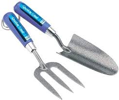 Draper 65960 Carbon Steel Fork And Trowel Set Amazon Co Uk Garden Outdoors Trowel Garden Tools Best Garden Tools