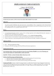 15 free microsoft word resume templates. Purchasing Manager Cv Word